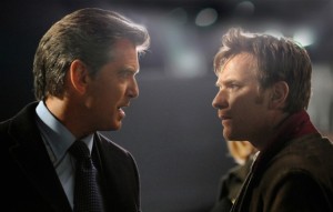 The Ghost Writer movie scene with Pierce Brosnan and Ewan McGregor