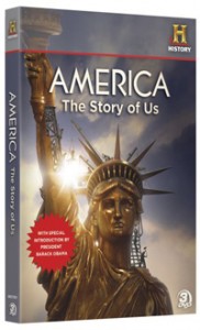 America The Story of Us DVD box