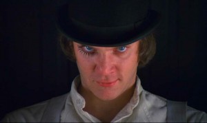 A Clockwork Orange movie scene