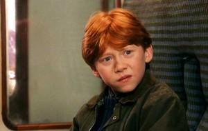 Rupert Grint as Ron Weasley in Harry Potter and the Sorcerer's Stone