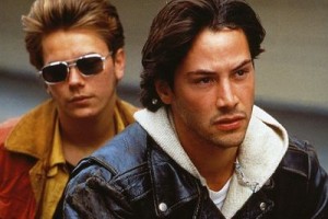 River Phoenix and Keanu Reeves star in My Own Private Idaho