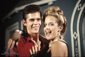 C. Thomas Howell and Kelly Preston in Secret Admirer