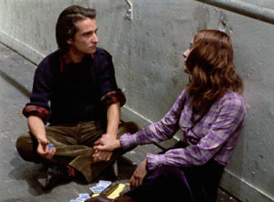 Jean-Pierre Léaud and Bernadette LaFont in Out 1.