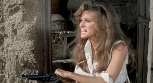 Raquel Welch is out for revenge in Hannie Caulder.