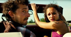 Shia Lebouf and Saswha Lane in American Honey