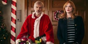 Billy Bob Thornton and Christina Hendricks in Bad Santa 2.